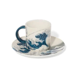 The Met Store Hokusai Great Wave Espresso Cup and Saucer