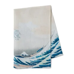 The Met Store Hokusai Great Wave Tea Towel