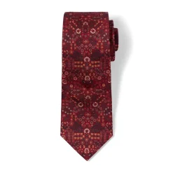 The Met Store Indian Millefleurs Silk Necktie