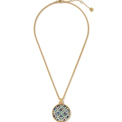 The Met Store Iznik Cintamani Enamel Pendant Necklace
