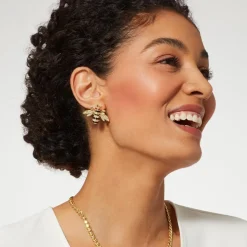 The Met Store Jeweled Bee Stud Earrings