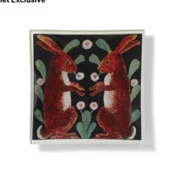 The Met Store John Derian Two Hares Decoupage Vide Poche