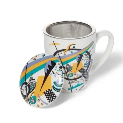 The Met Store Kandinsky Small Worlds Covered Mug with Tea Infuser