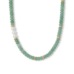 The Met Store Karavas Gems Aventurine Beaded Necklace