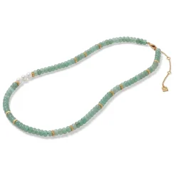 The Met Store Karavas Gems Aventurine Beaded Necklace