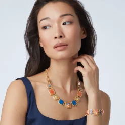 The Met Store Kashan Carpet Statement Collar Necklace