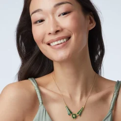 The Met Store Lotus Pagoda Plique-à-Jour Pendant Necklace