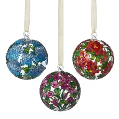 The Met Store Louis C. Tiffany Garden Landscape Cloisonné Ornament Set