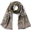 The Met Store Louis C. Tiffany Gladioli Wool-Blend Shawl
