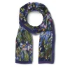 The Met Store Louis C. Tiffany Irises Oblong Silk Scarf