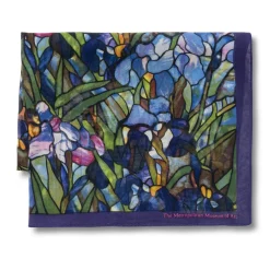 The Met Store Louis C. Tiffany Irises Oblong Silk Scarf