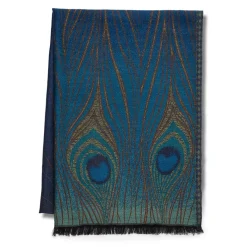 The Met Store Louis C. Tiffany Peacock Feather Wool-Blend Shawl