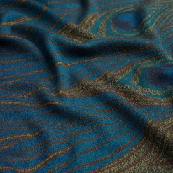 The Met Store Louis C. Tiffany Peacock Feather Wool-Blend Shawl