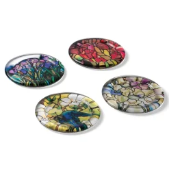 The Met Store Louis C. Tiffany Stained-Glass Coasters