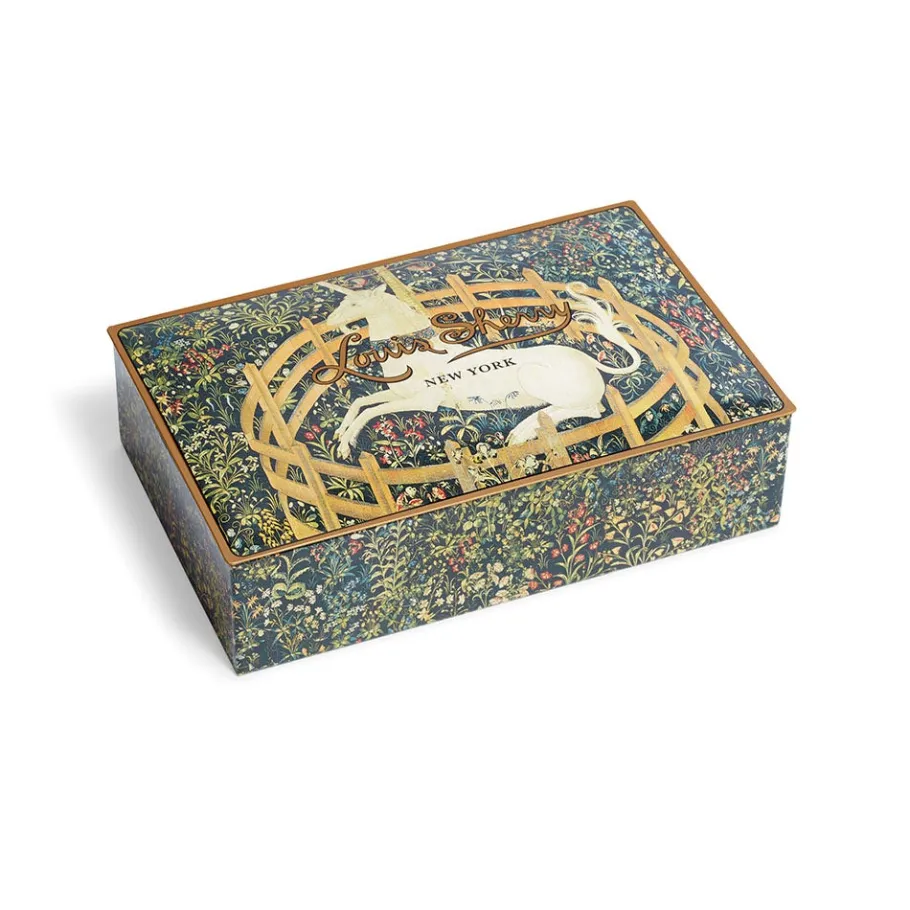 The Met Store Louis Sherry Unicorn in a Garden 12-Piece Chocolate Tin