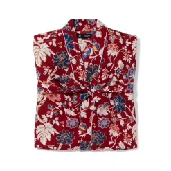 The Met Store Lyon Floral Cotton Women's Robe