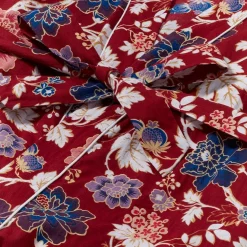 The Met Store Lyon Floral Cotton Women's Robe