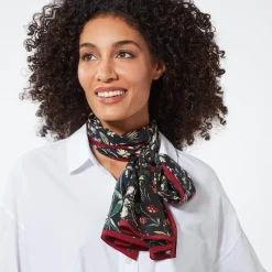 The Met Store Medieval Millefleurs Oblong Silk Scarf