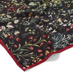 The Met Store Medieval Millefleurs Oblong Silk Scarf