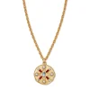 The Met Store Medieval Stone Medallion Pendant Necklace
