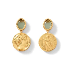 The Met Store Mediterranean Coin Drop Earrings