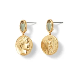 The Met Store Mediterranean Coin Drop Earrings