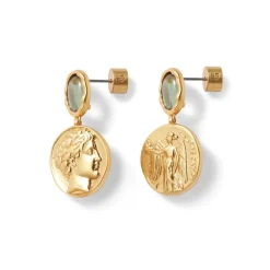 The Met Store Mediterranean Coin Drop Earrings