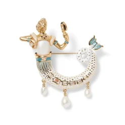 The Met Store Mermaid Baroque Pearl Brooch