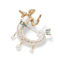 The Met Store Mermaid Baroque Pearl Brooch