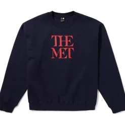 The Met Store Met Logo Crew Neck Sweatshirt
