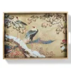 The Met Store Momoyama Cranes and Flowers Lacquer Tray
