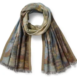 The Met Store Monet Bridge and Water Lilies Shawl