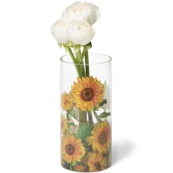 The Met Store Monet Sunflowers Glass Vase