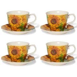 The Met Store Monet Sunflowers Teacup and Saucer