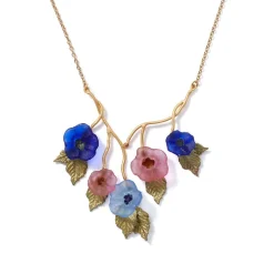 The Met Store Morning Glories Bib Necklace