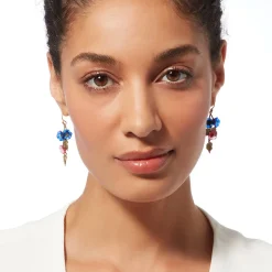 The Met Store Morning Glories Drop Earrings