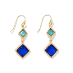 The Met Store Mosaic Column Drop Earrings