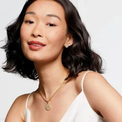 The Met Store Mother-of-Pearl Mosaic Stud Earrings