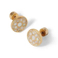 The Met Store Mother-of-Pearl Mosaic Stud Earrings
