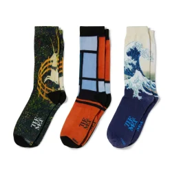 The Met Store Museum Favorites Men's Gift-Boxed Sock Set