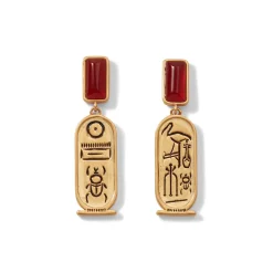 The Met Store New Kingdom Gems Double-Drop Earrings