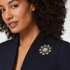 The Met Store Ottoman Star Antiqued Silver Brooch