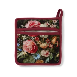 The Met Store Peeters Bouquet of Flowers Pot Holder and Oven Mitt Set