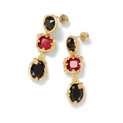The Met Store Rococo Motifs Drop Earrings