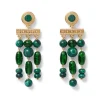 The Met Store Roman Malachite Chandelier Earrings