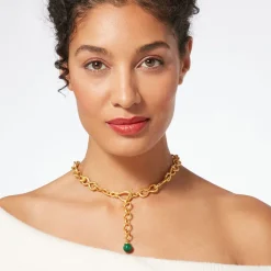 The Met Store Roman Malachite Statement Necklace