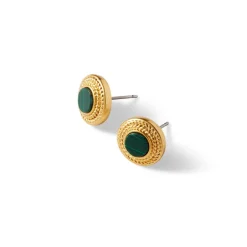 The Met Store Roman Malachite Stud Earrings