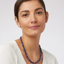 The Met Store Royal Egyptian Beaded Lapis Necklace