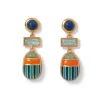 The Met Store Royal Scarab Drop Earrings