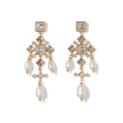 The Met Store Royal Tudor Chandelier Earrings